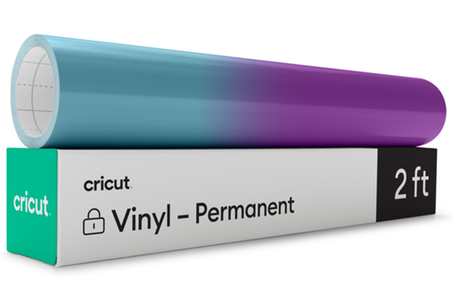 Cricut 2&#039; Heat-Activated Color Changing Vinyl | Turquoise/Purple