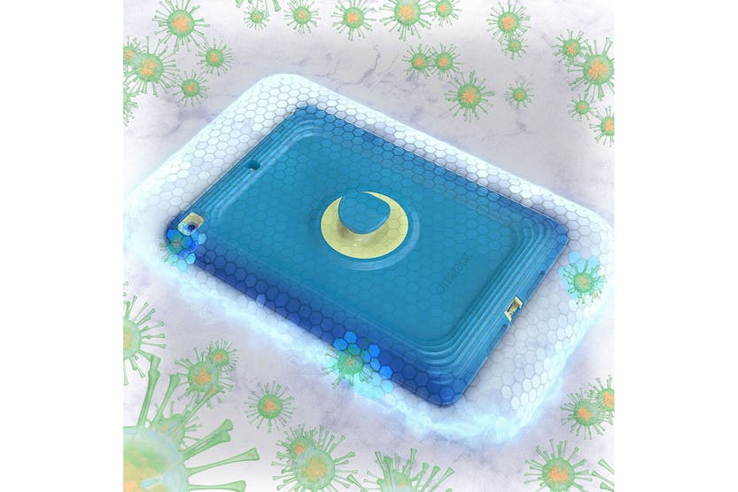 Otterbox Kids Antimicrobial EasyGrab 10.2" iPad 9th Gen Case | Blue/Green