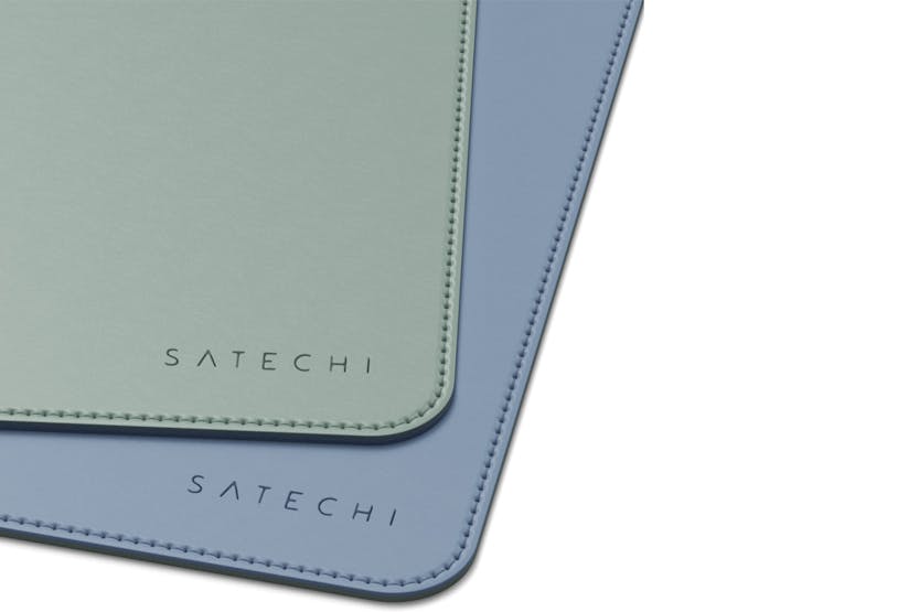 Satechi Dual Sided Eco-Leather Deskmate | Blue & Green