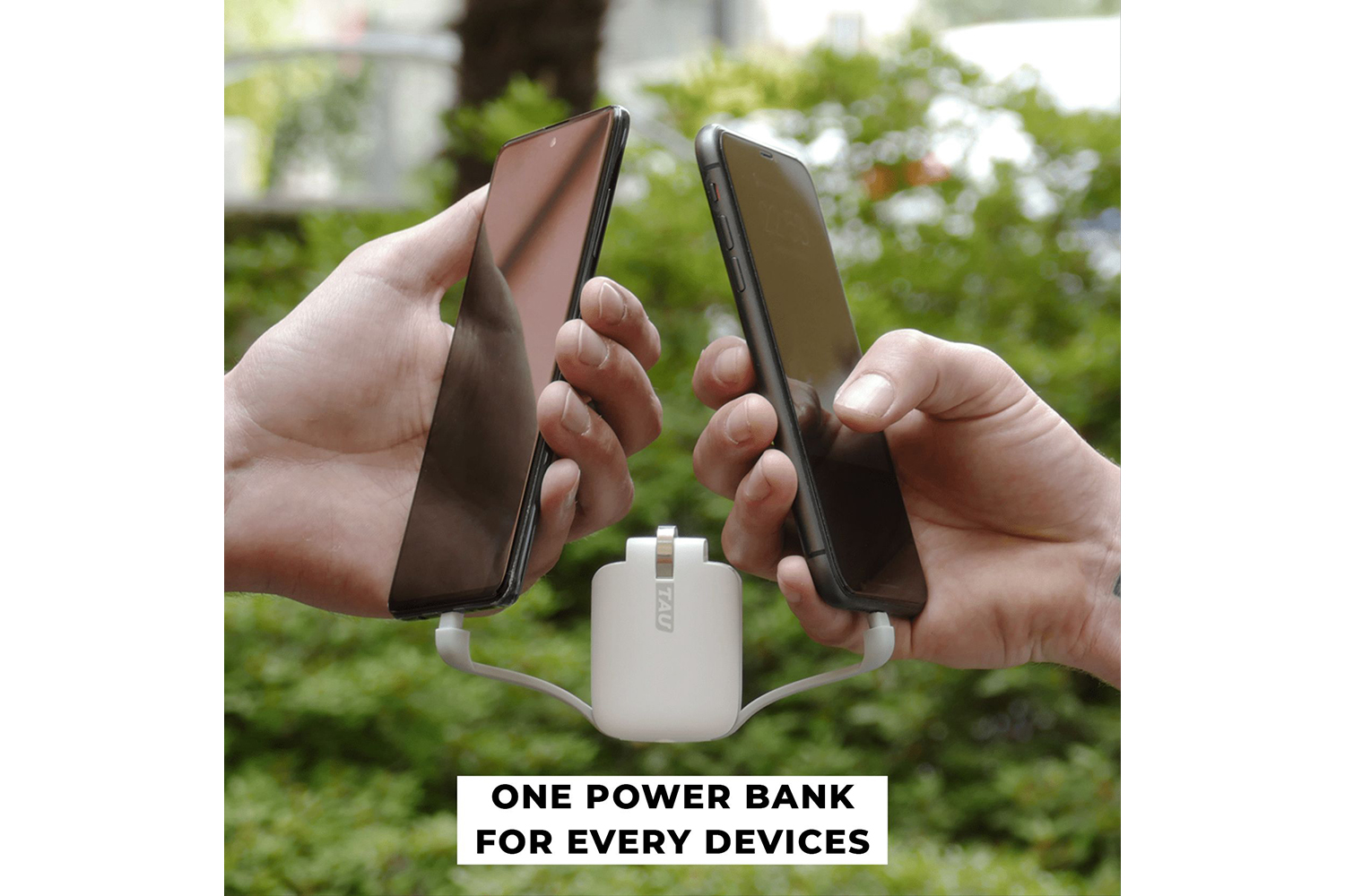 Rolling Square TAU Power Bank | Pure White