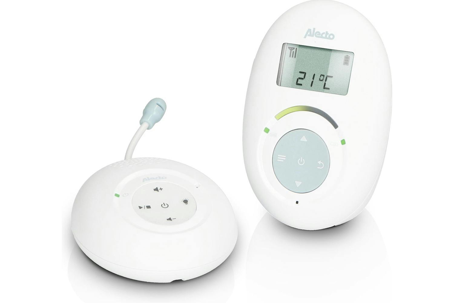 Alecto DBX120 Full Eco DECT Baby Monitor with Display | White/Blue