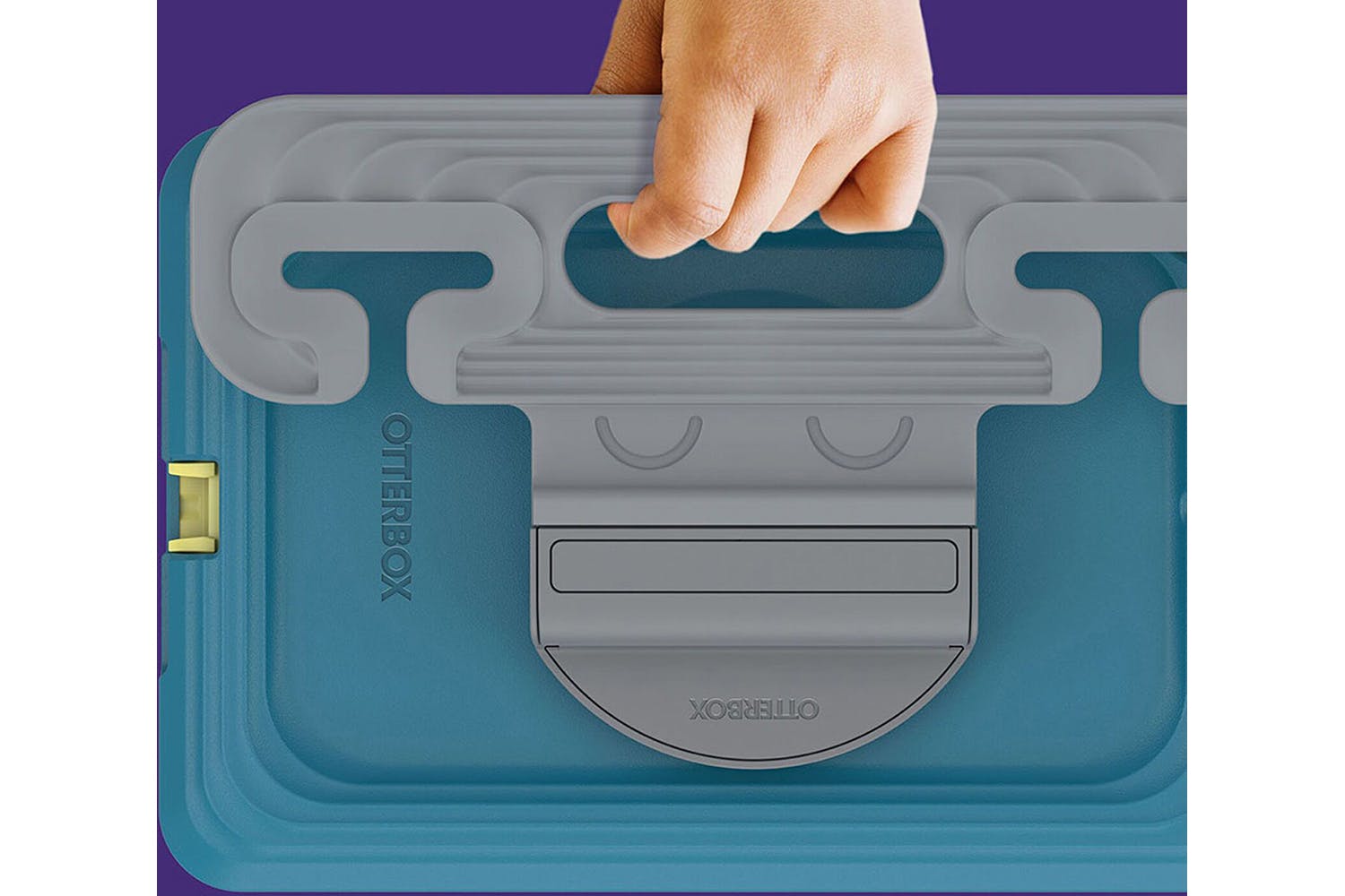 Otterbox Kids Antimicrobial EasyGrab 10.2" iPad 9th Gen Case | Blue/Green