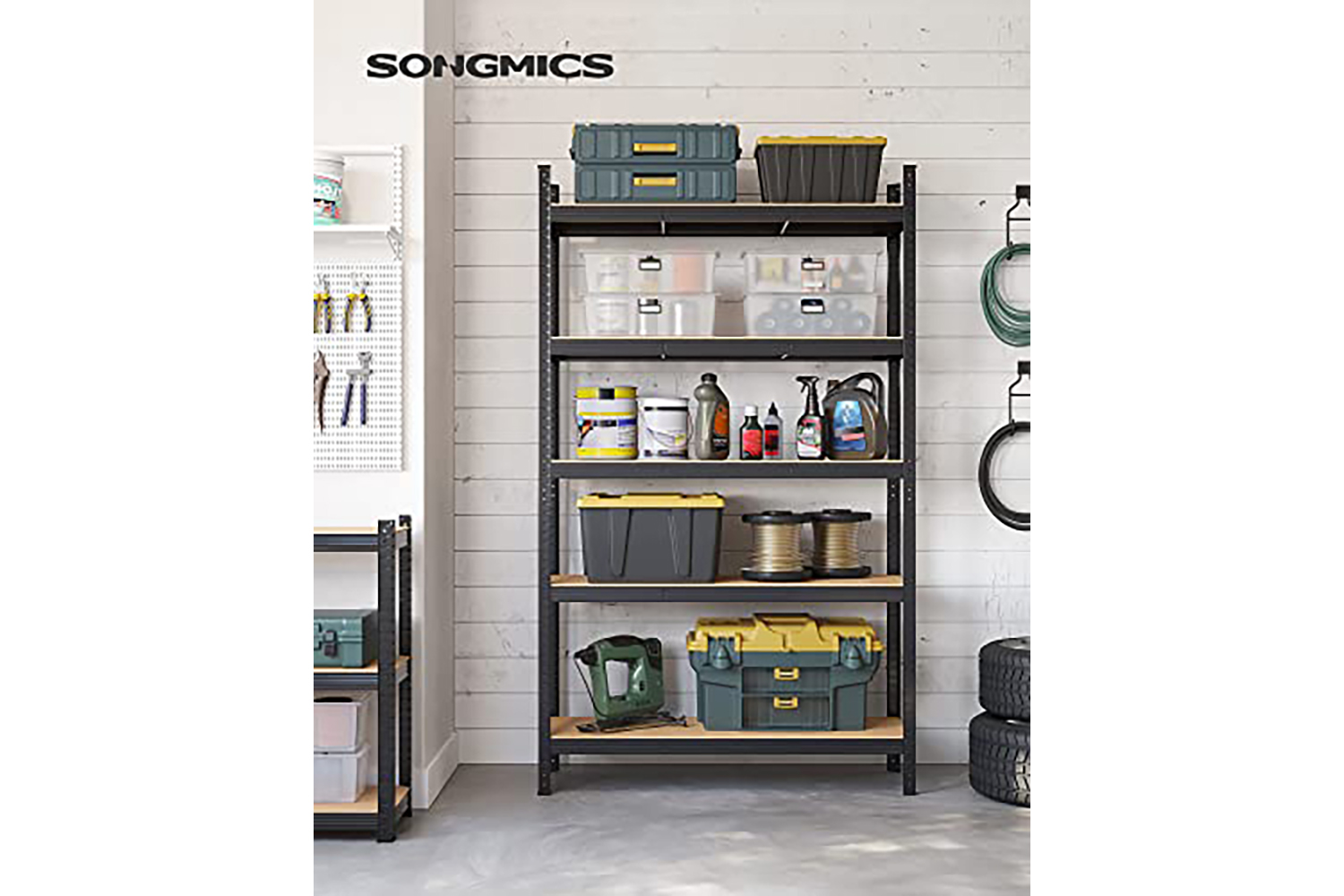Songmics GLR060B01 Heavy Duty Rack with 5 Levels