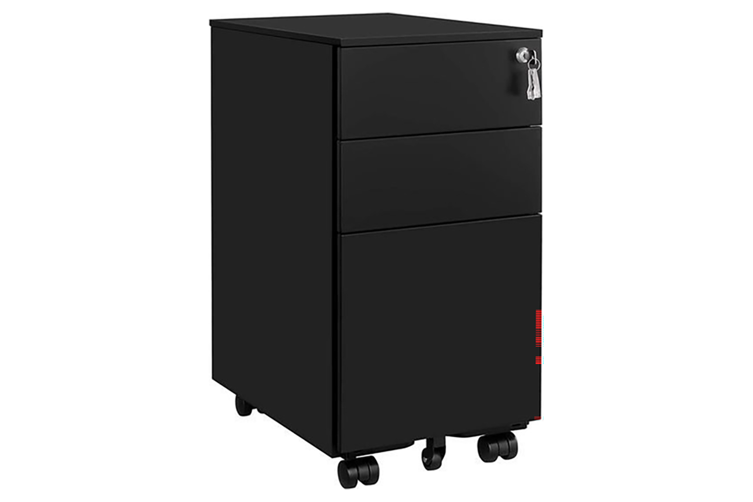 Songmics OFC031B01 3-Drawer Box | Black