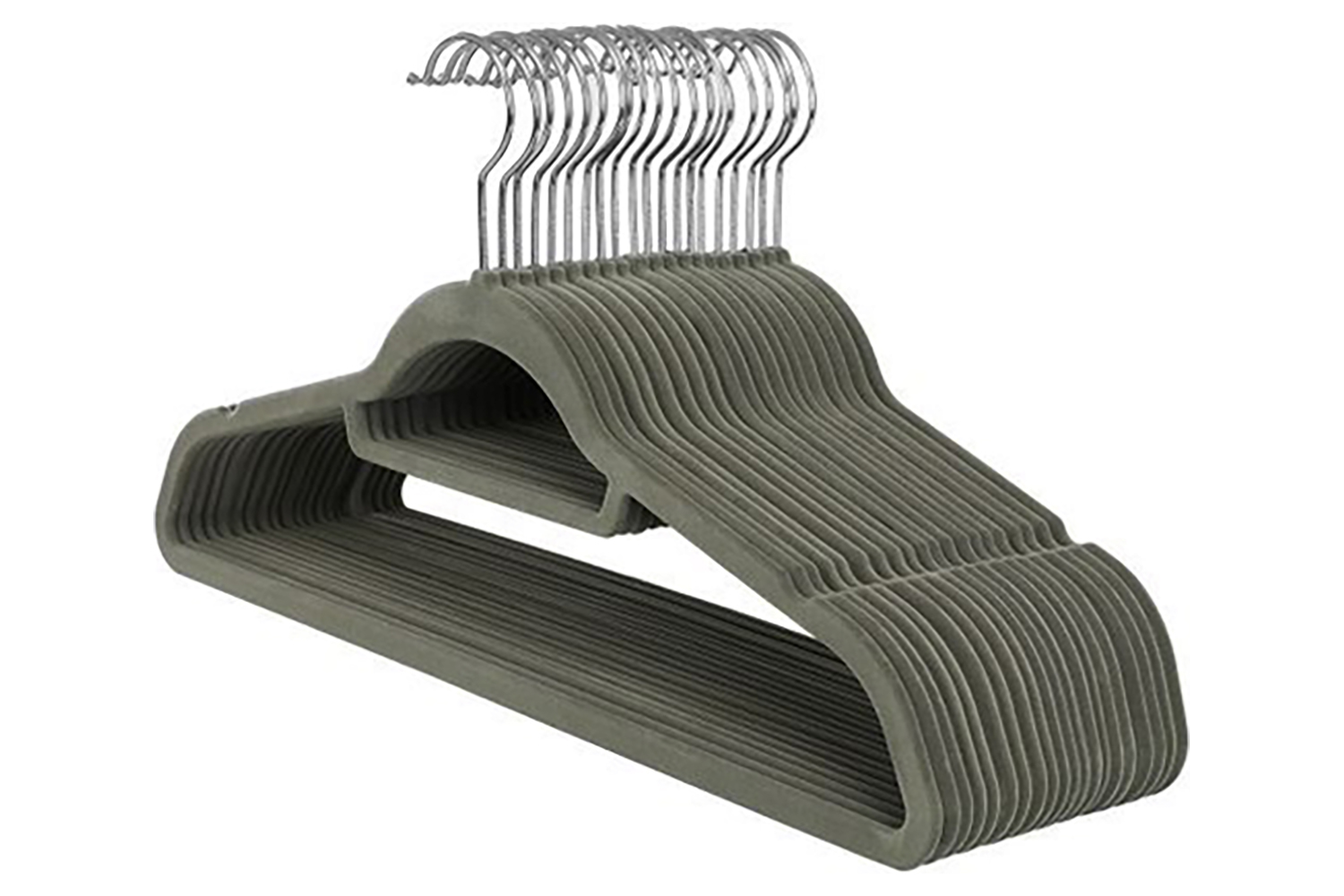 Songmics CRF20V Velvet Hanger | Set of 20 | Grey