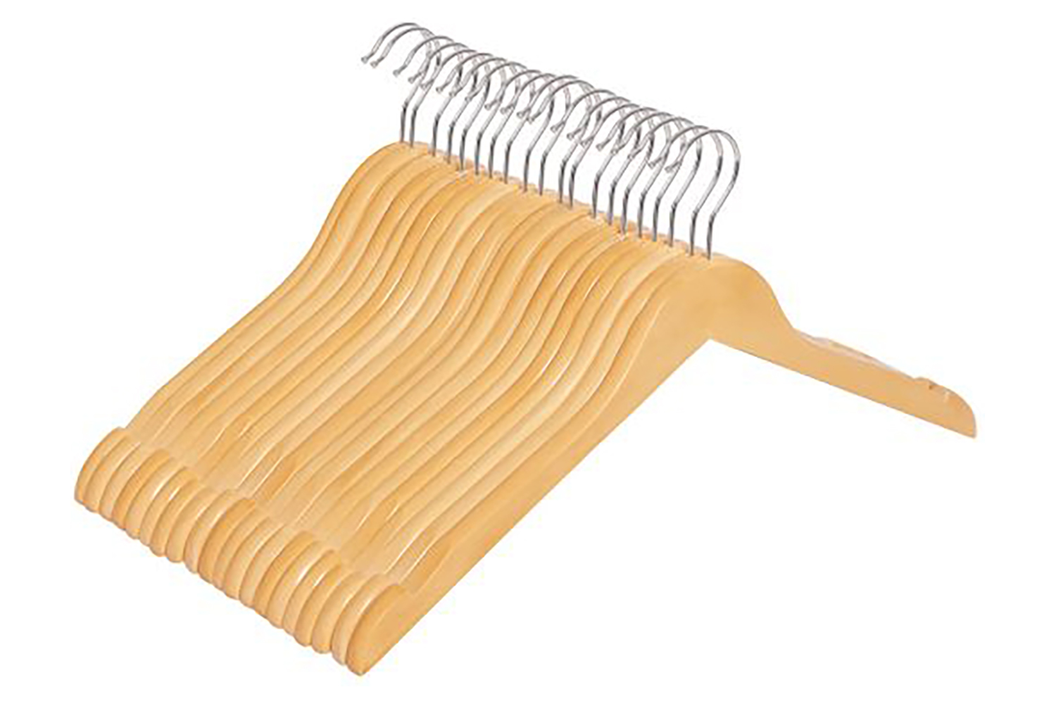 Songmics CRW003-20 Plain Temples Maple Hangers | 20 Pieces