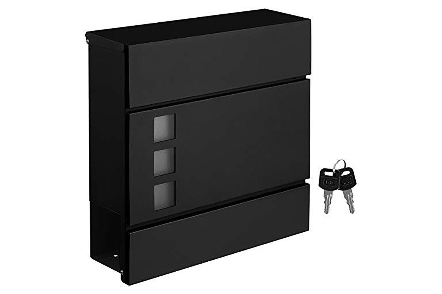 Songmics GMB052B01 Modern Lockable Mailbox | Black