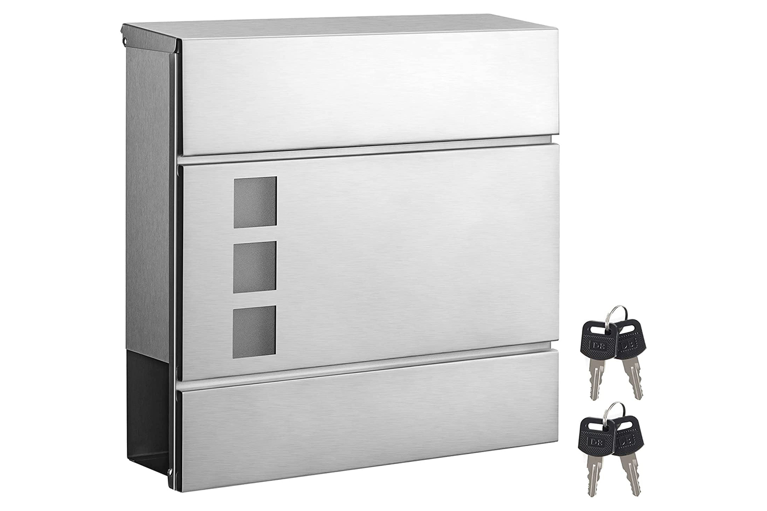 Songmics GMB052S02 Modern Letterbox | Stainless Steel