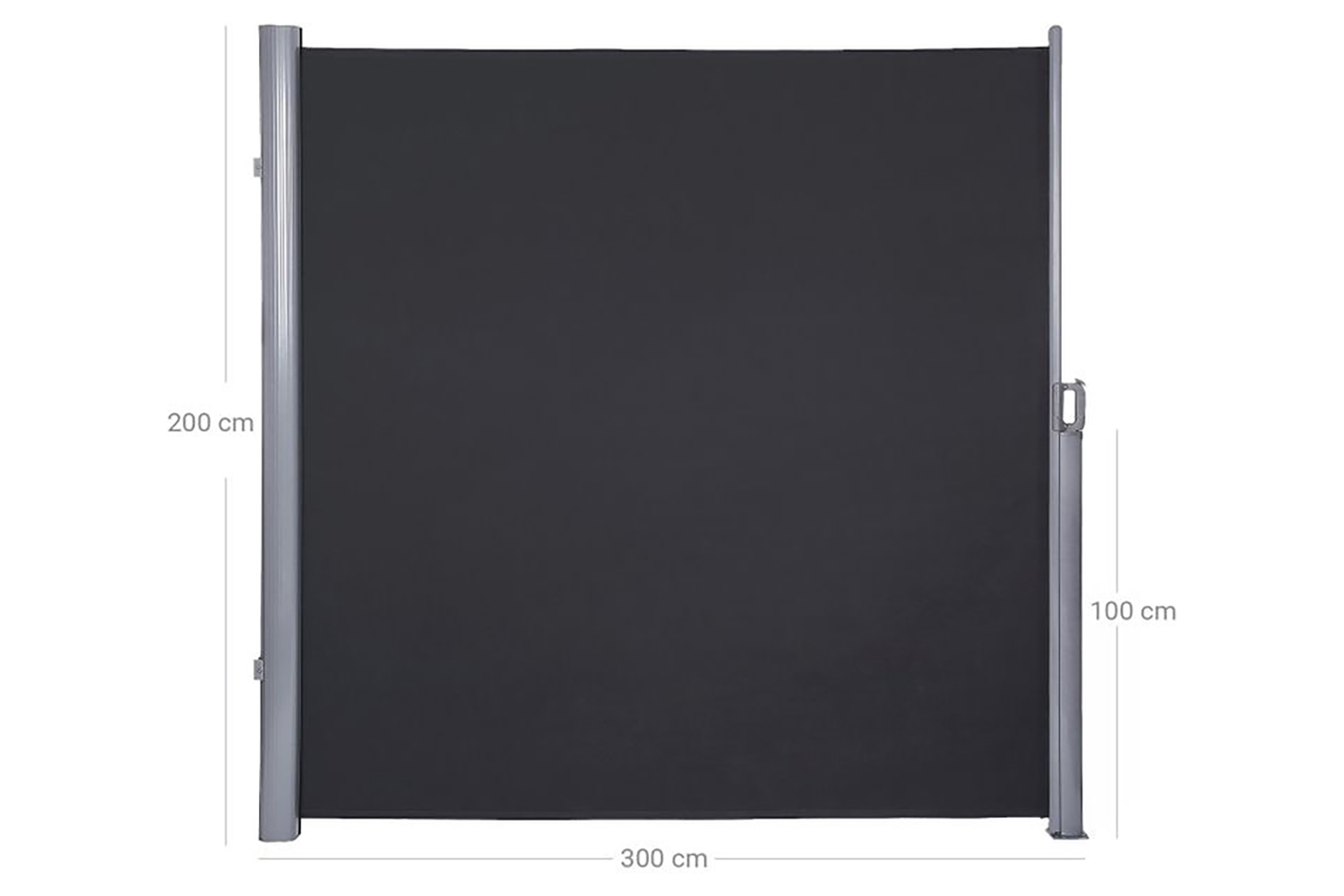 Songmics GSA200G Side Awning 200 x 300 cm Anthracite Ireland