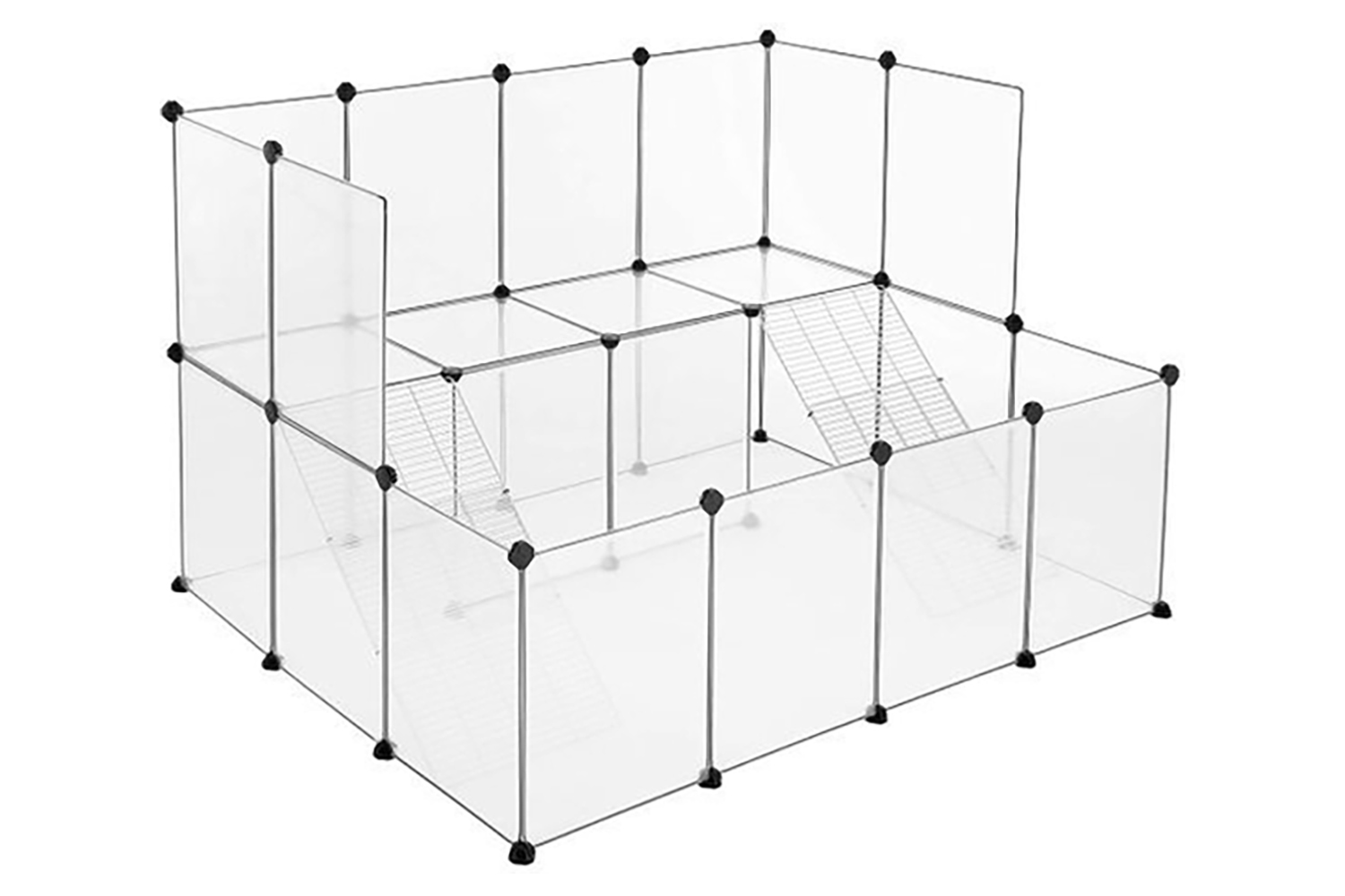 Songmics LPC004W01 Pet Cage for Small Animals | White