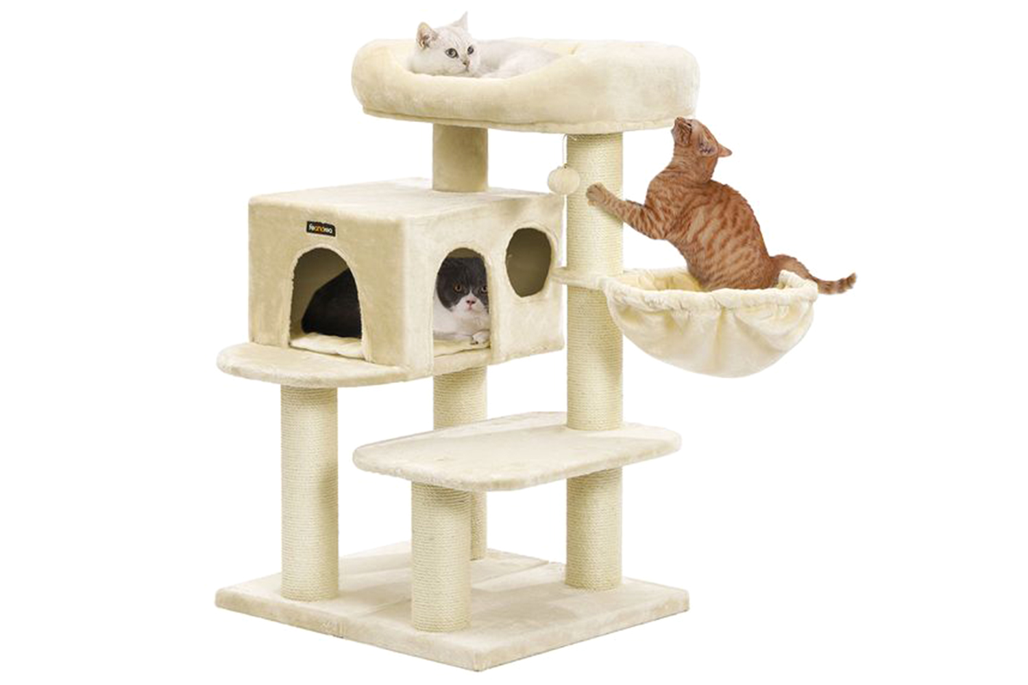 Feandrea PCT01M Scratching Post Thick Posts Beige