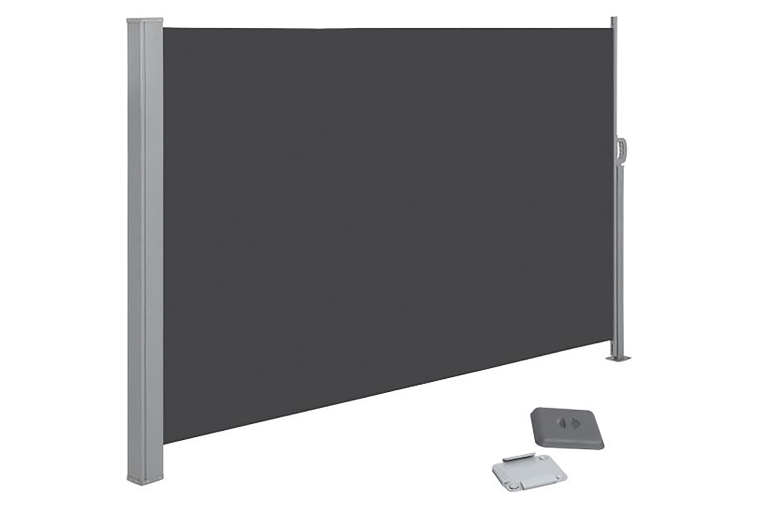 Songmics GSA205G02 Extendable Side Awning Smoke Grey Ireland