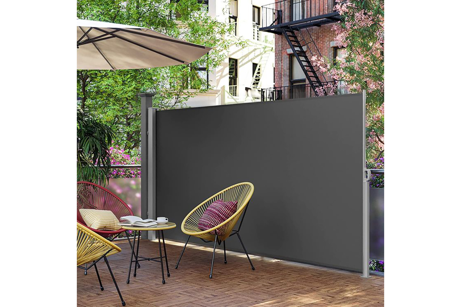 Songmics GSA589G01 Side Awning Anthracite Ireland