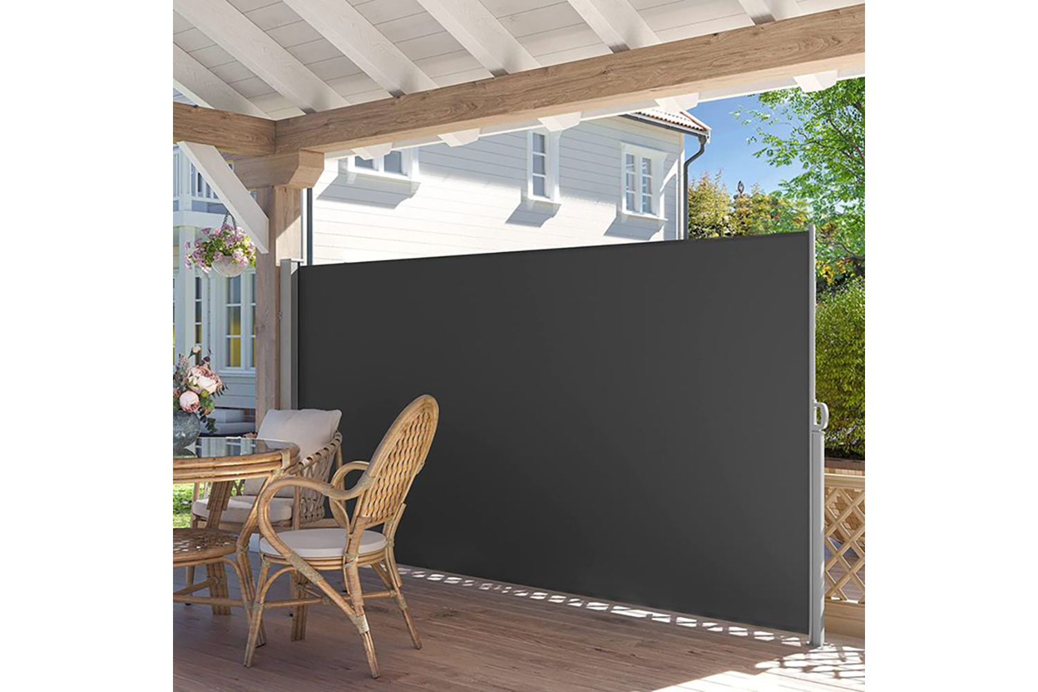 Songmics GSA589G01 Side Awning Anthracite Ireland