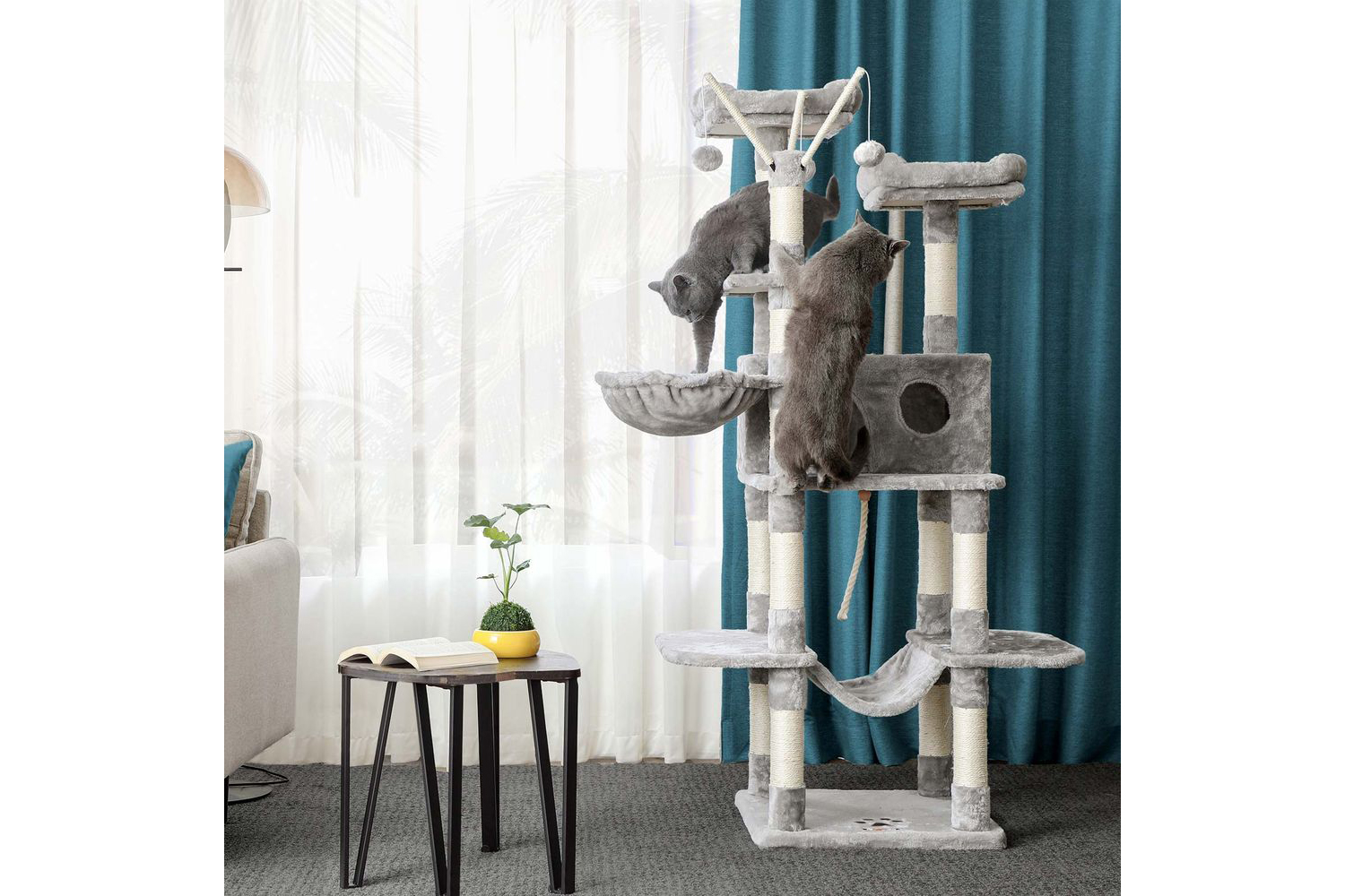 Feandrea PCT087W01 Scratching post | Light Gray