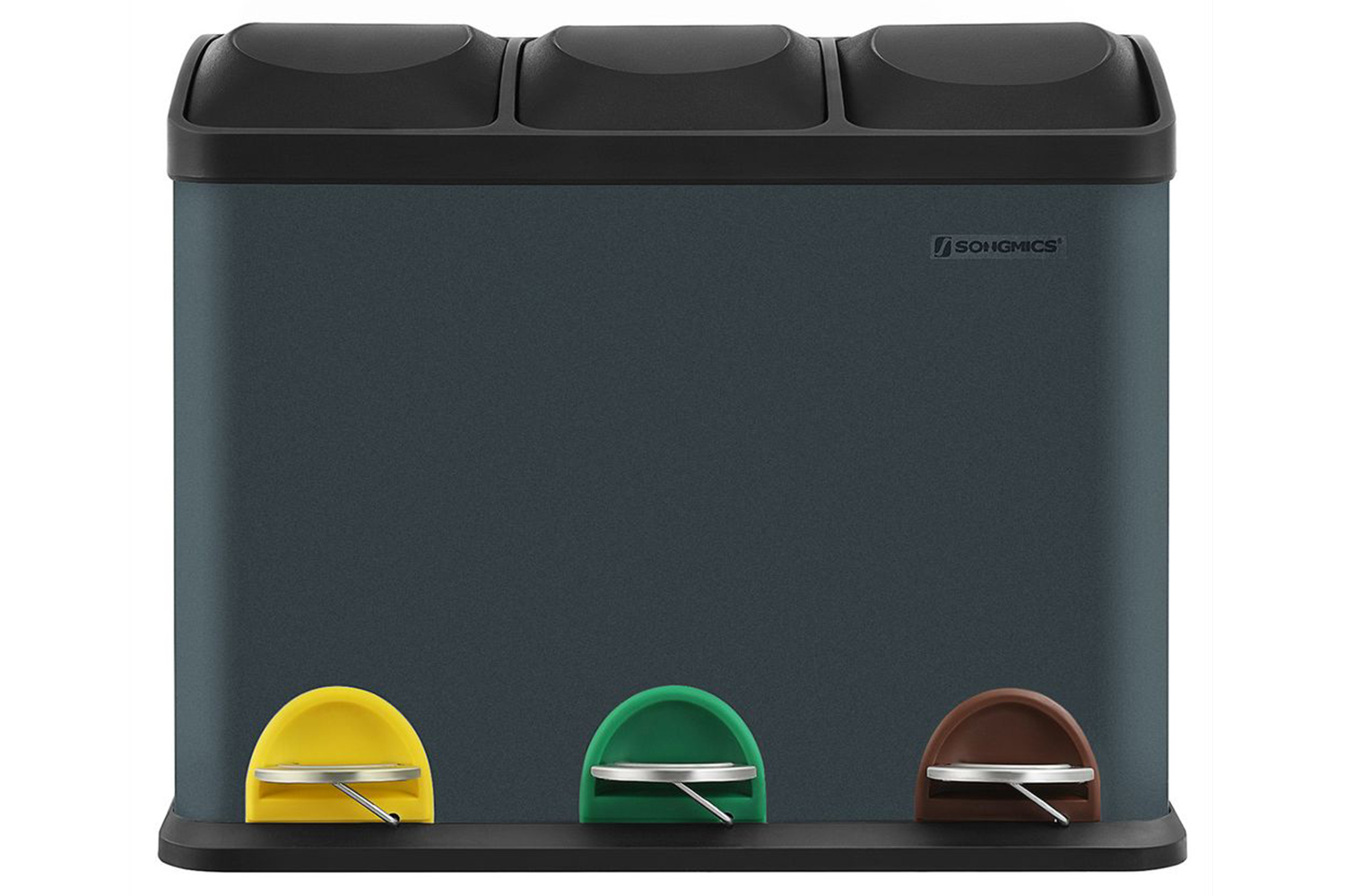 Songmics LTB45G Sorting Bin 3 x 15L | Grey