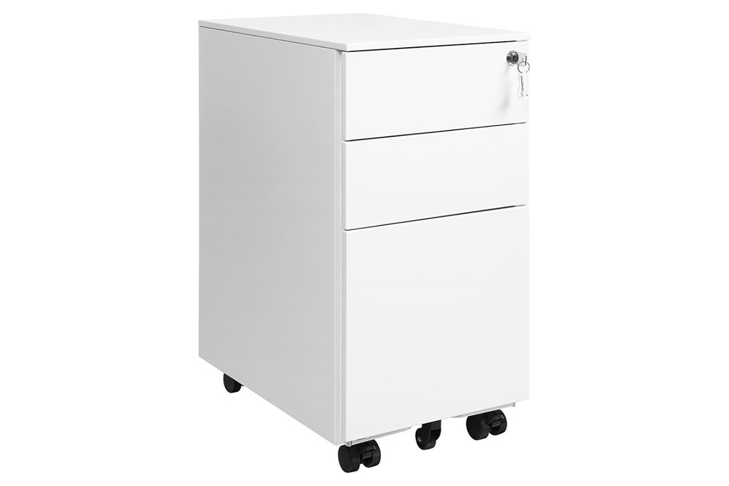 Songmics OFC031W01 Mobile Container with 3 Drawers