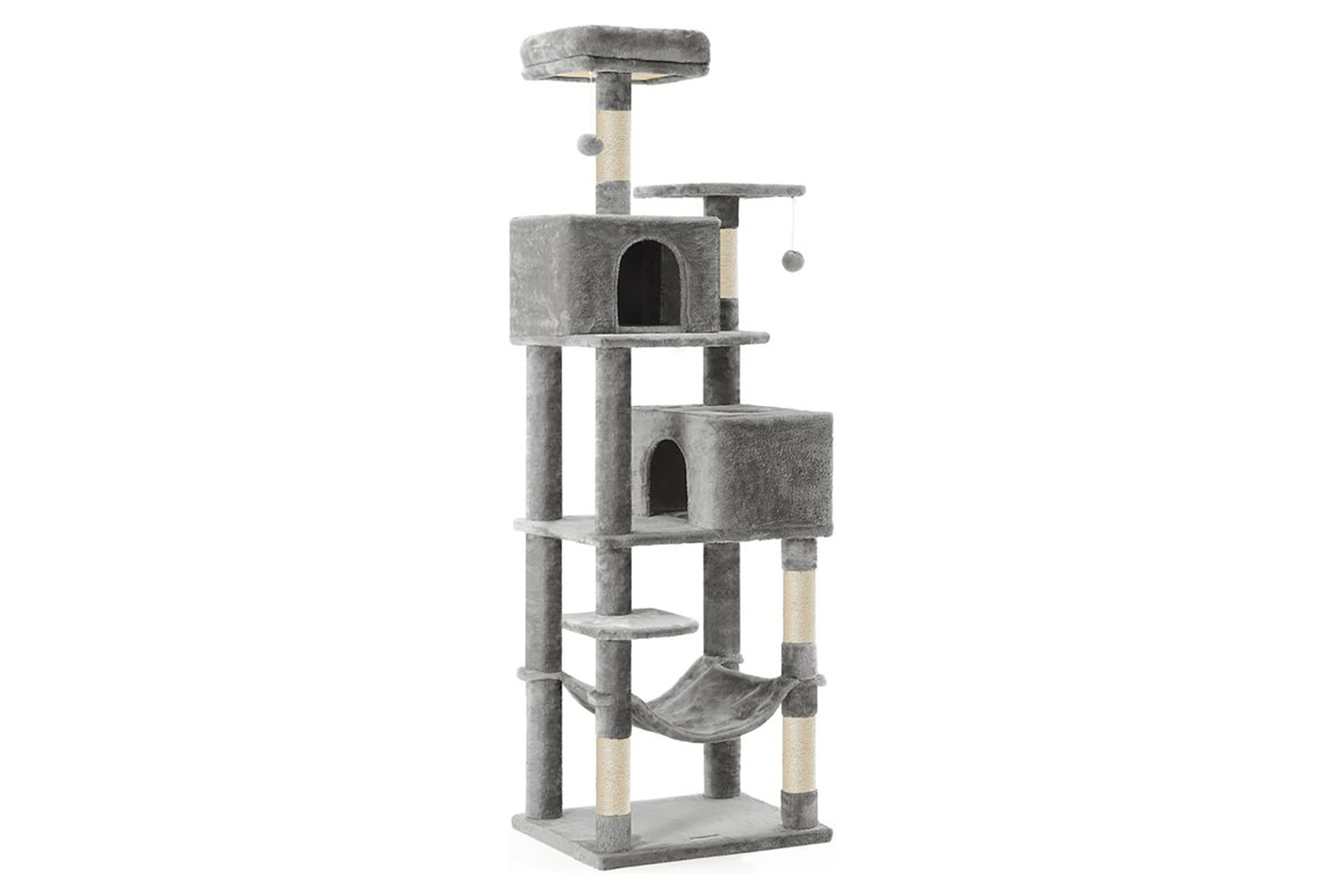 Feandrea PCT162W01 Scratching Post Cat Tree with Platforms