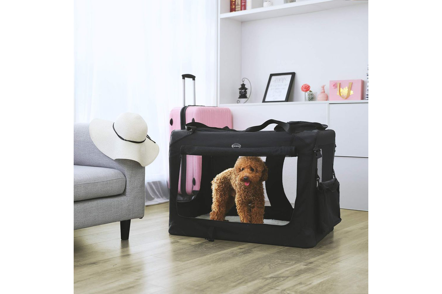 Feandrea PDC10H XL Pet Transport Bag | Black