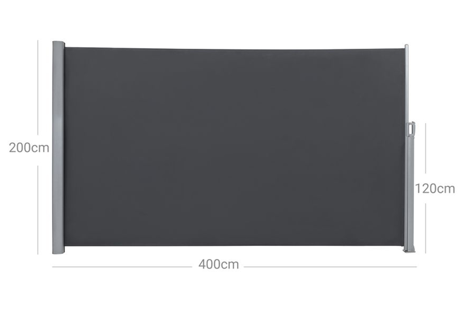 Songmics GSA204G01 Side Awning Dark Grey Ireland