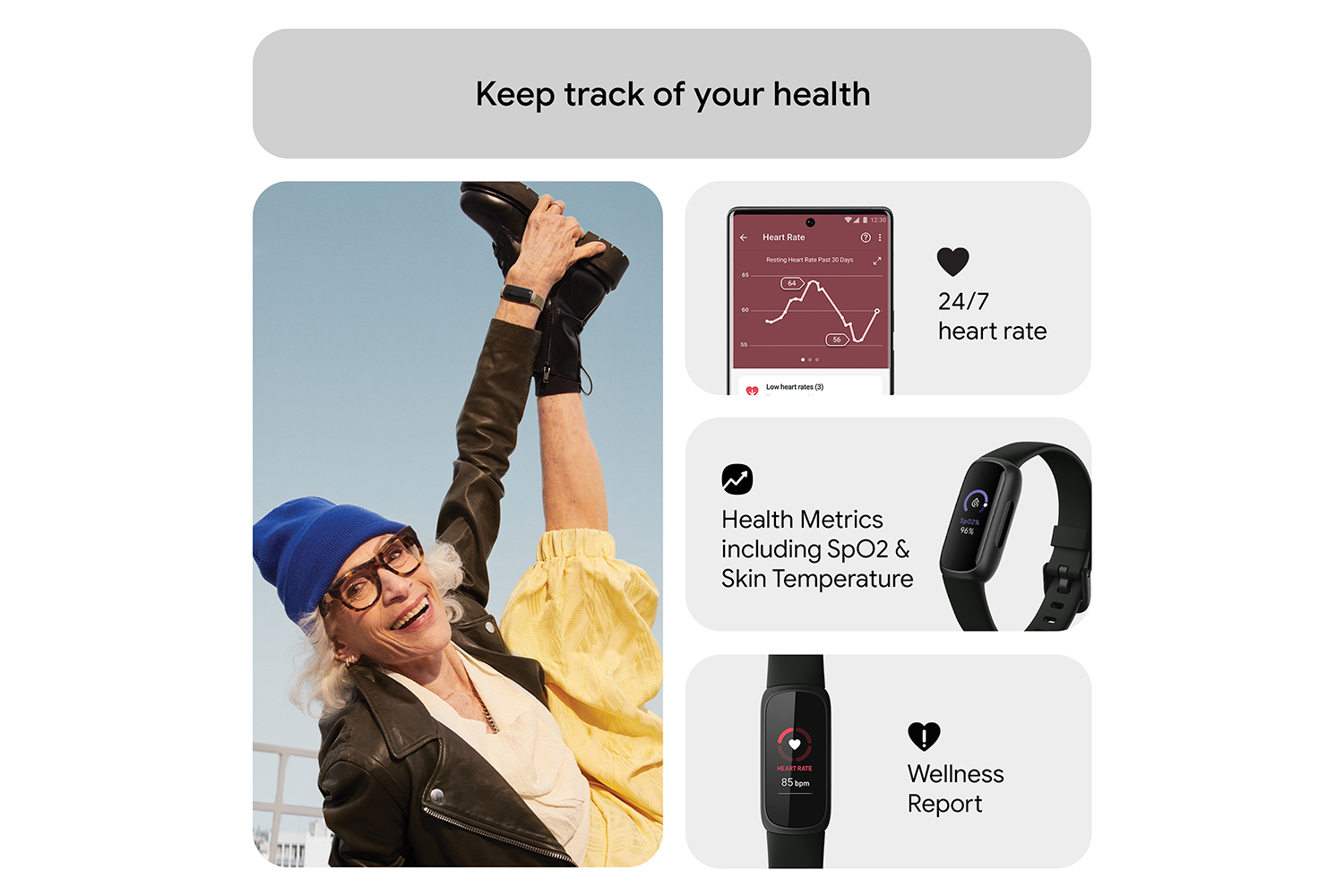 Fitbit Inspire 3 Fitness Tracker Midnight Zen Ireland