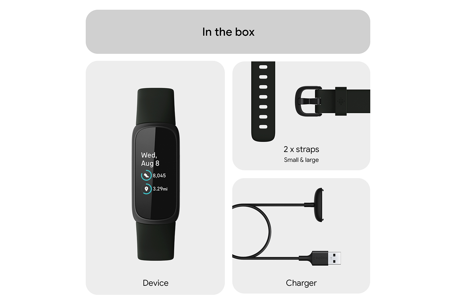 Fitbit Inspire 3 Fitness Tracker Midnight Zen Ireland