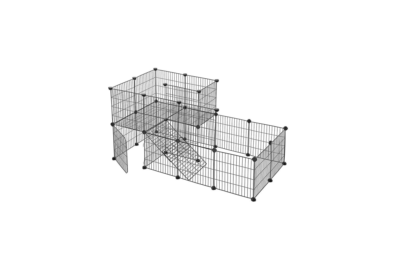 Songmics LPI06H Modular enclosure 2 levels Pet Cage Ireland