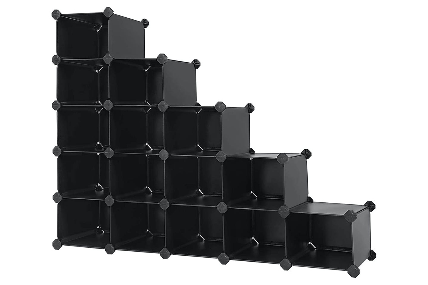 Songmics LPC44HS Modular Cabinet 16 Cubes | Black