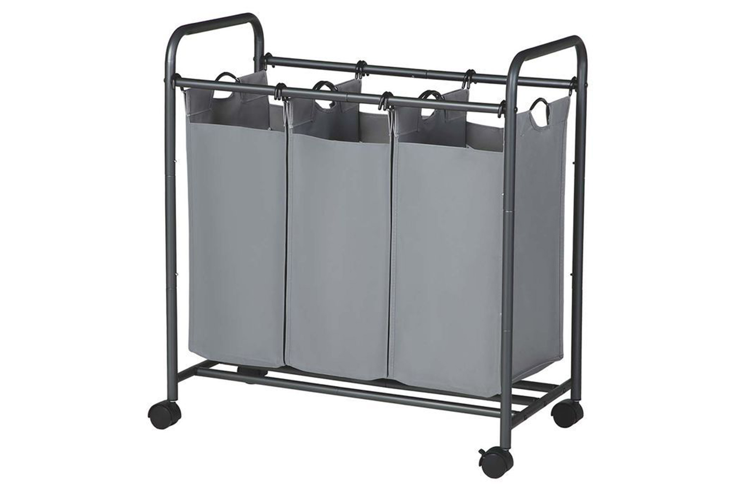 Songmics LSF003GS 3 Pocket Laundry Basket on Wheel Ireland