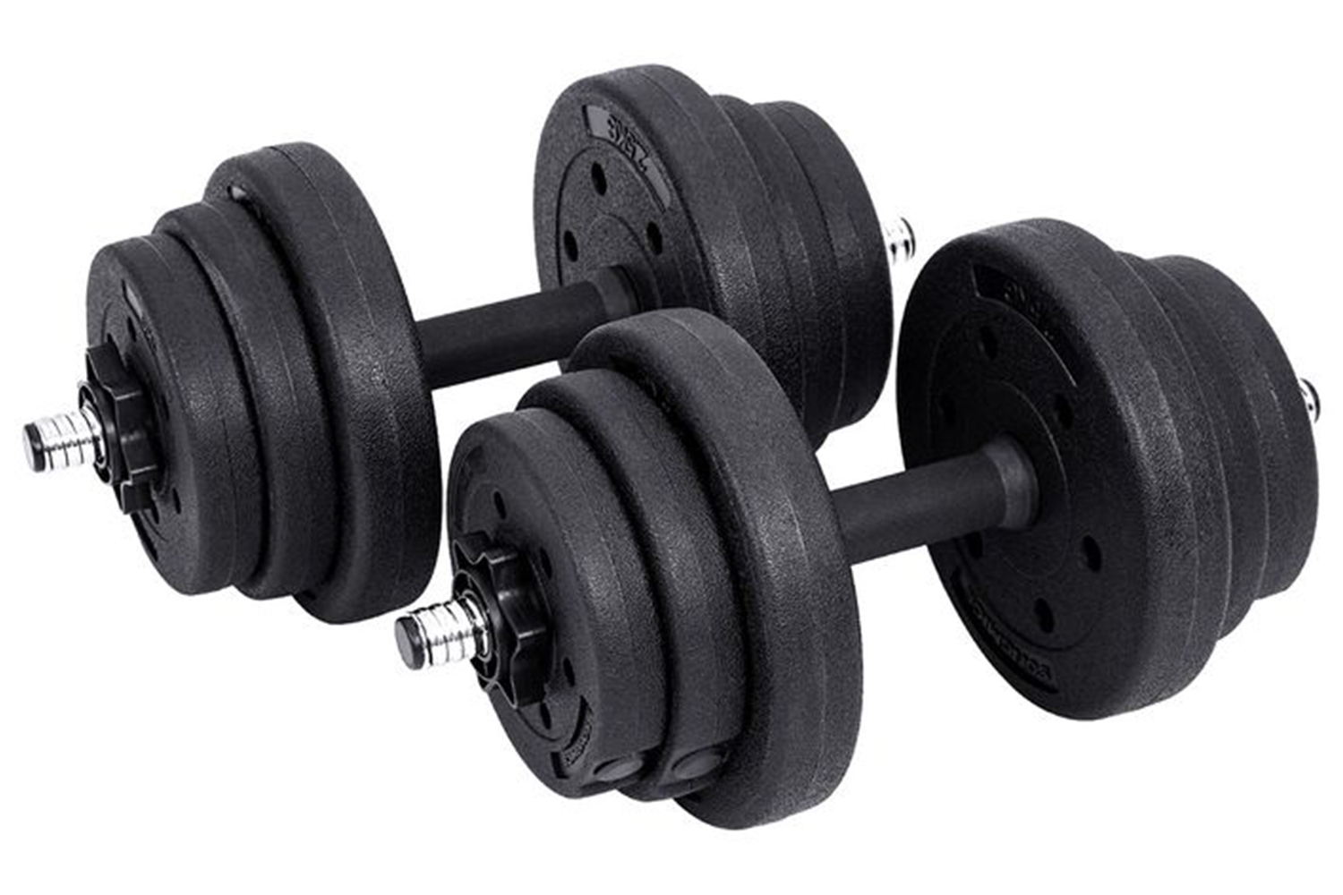 Songmics SYL20HBK Dumbbell Set with Connecting Steel Tube