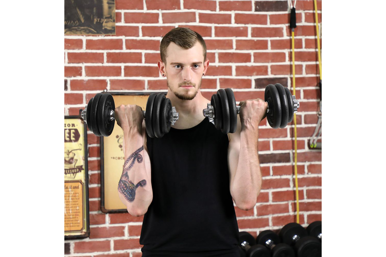 Songmics SYL30T Cast iron Dumbbell Set