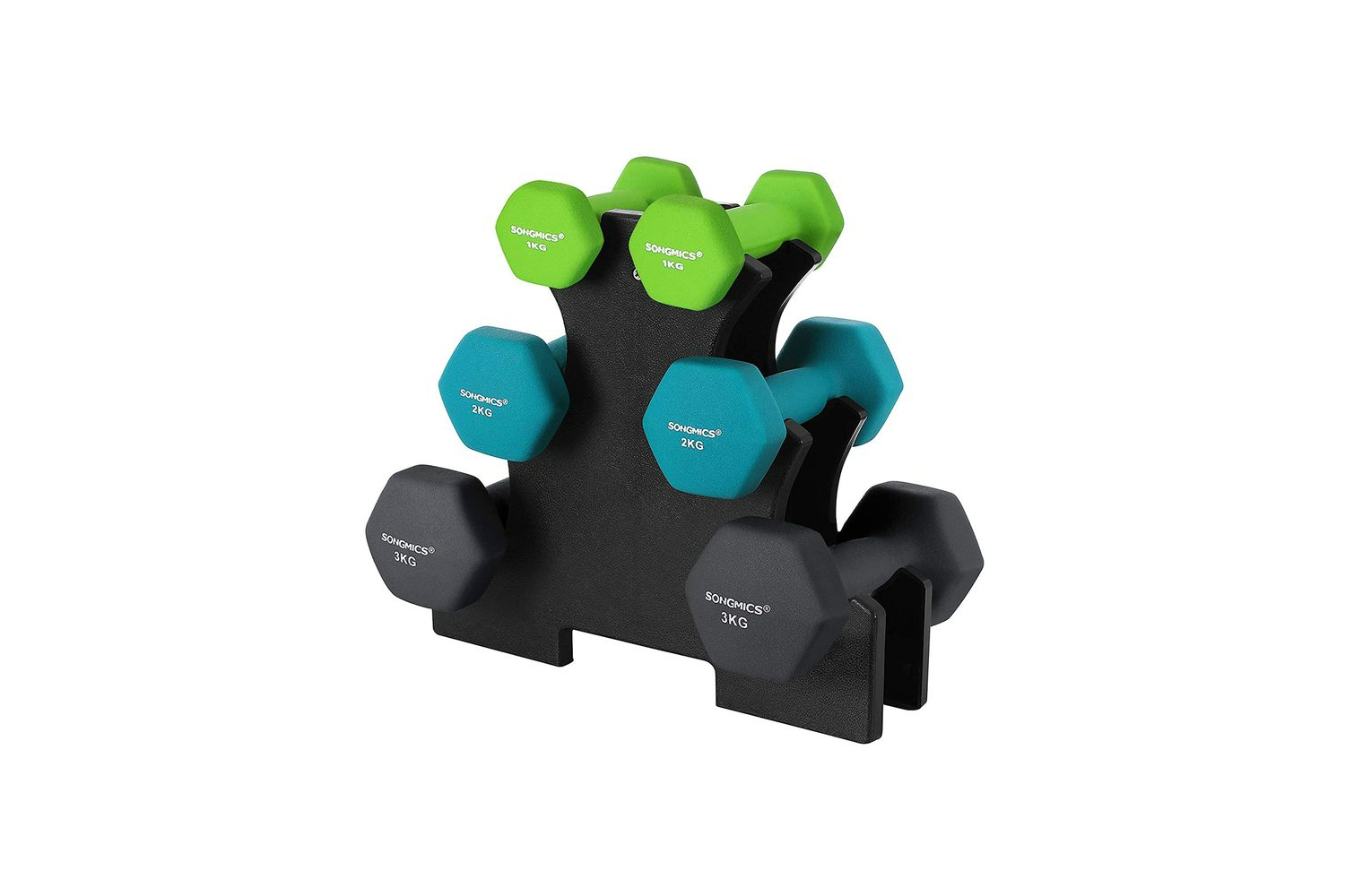 Songmics SYL612G02 Dumbbell Set with Stand
