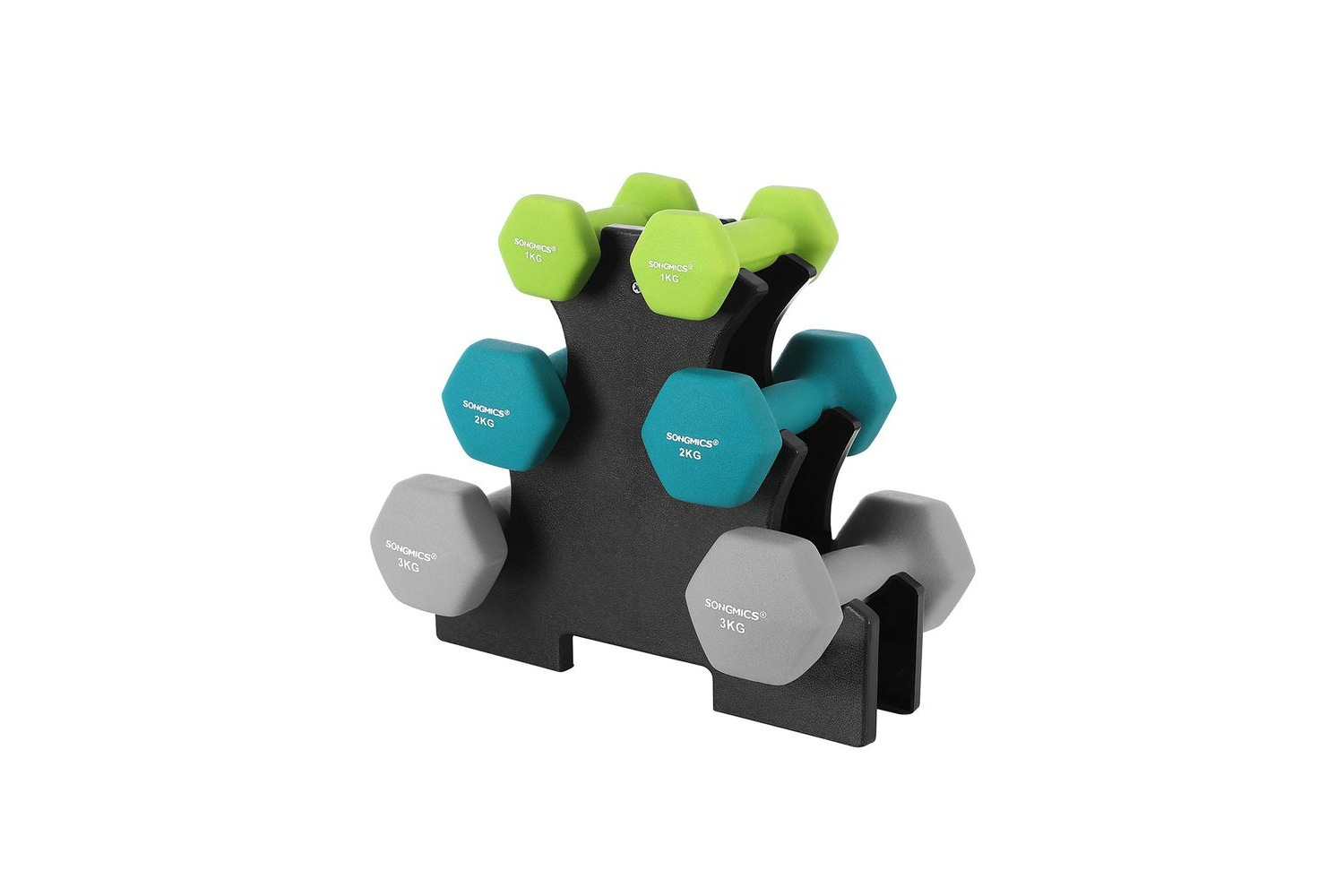 Songmics SYL612GN Dumbbell Set