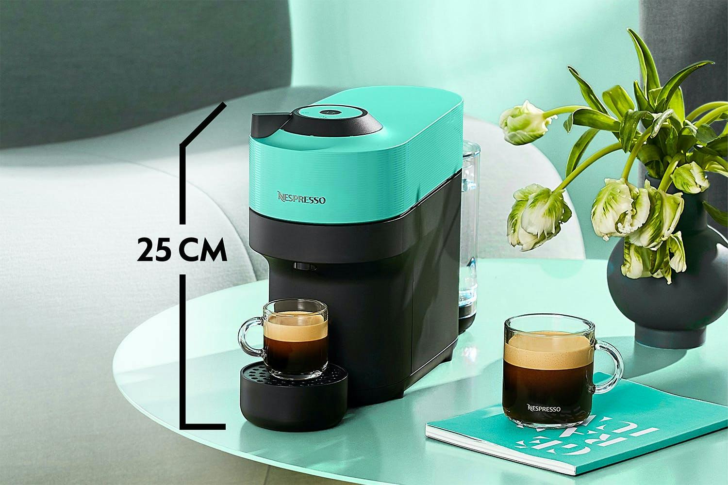 Nespresso Vertuo Pop XN920440 Coffee Machine | Aqua Mint