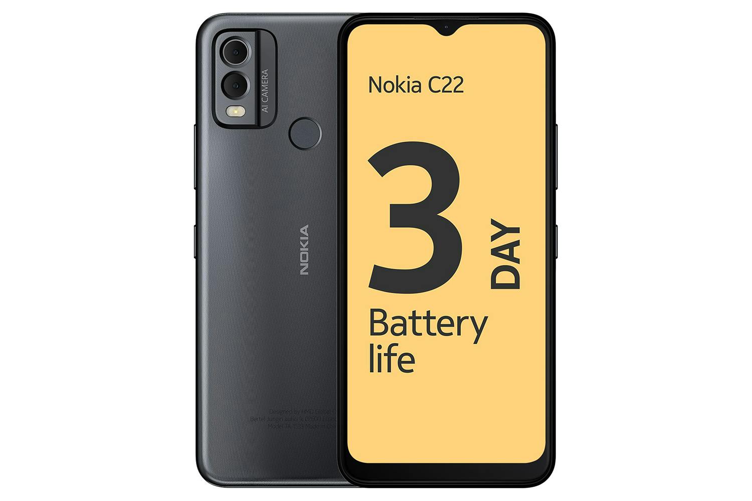 Nokia C22 | 2GB | 64GB | 4G | Charcoal