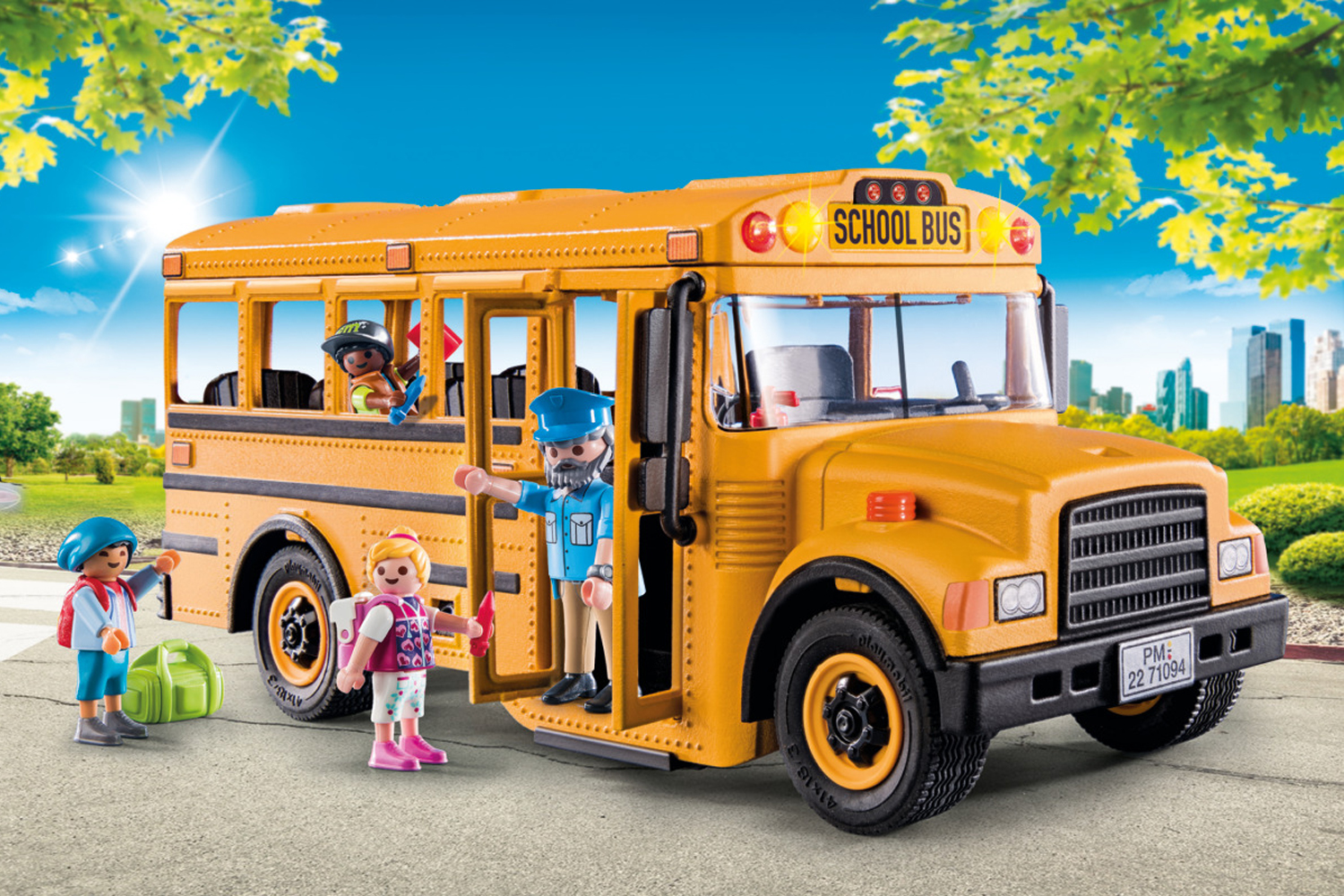 Playmobil school best sale bus argos