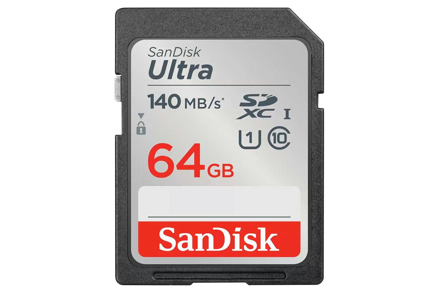 SanDisk Ultra SDHC UHS-I and SDXC UHS-I Memory Card | 64GB