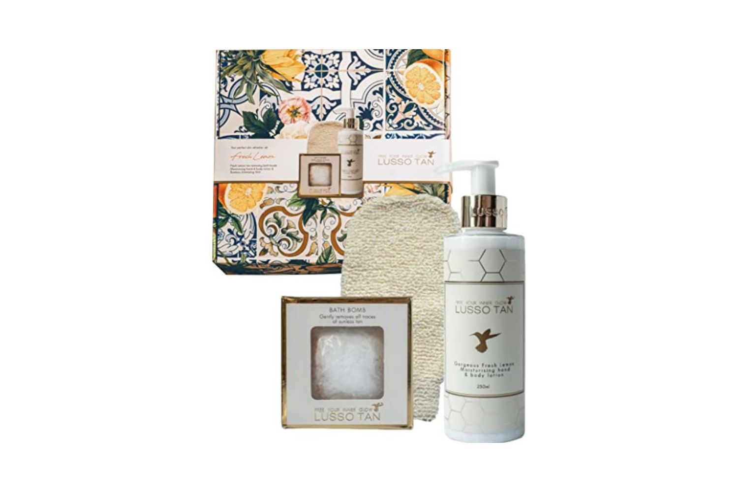 Lusso LTLYSFLBB Tan Love Your Skin Collection - Fresh Lemon Bath