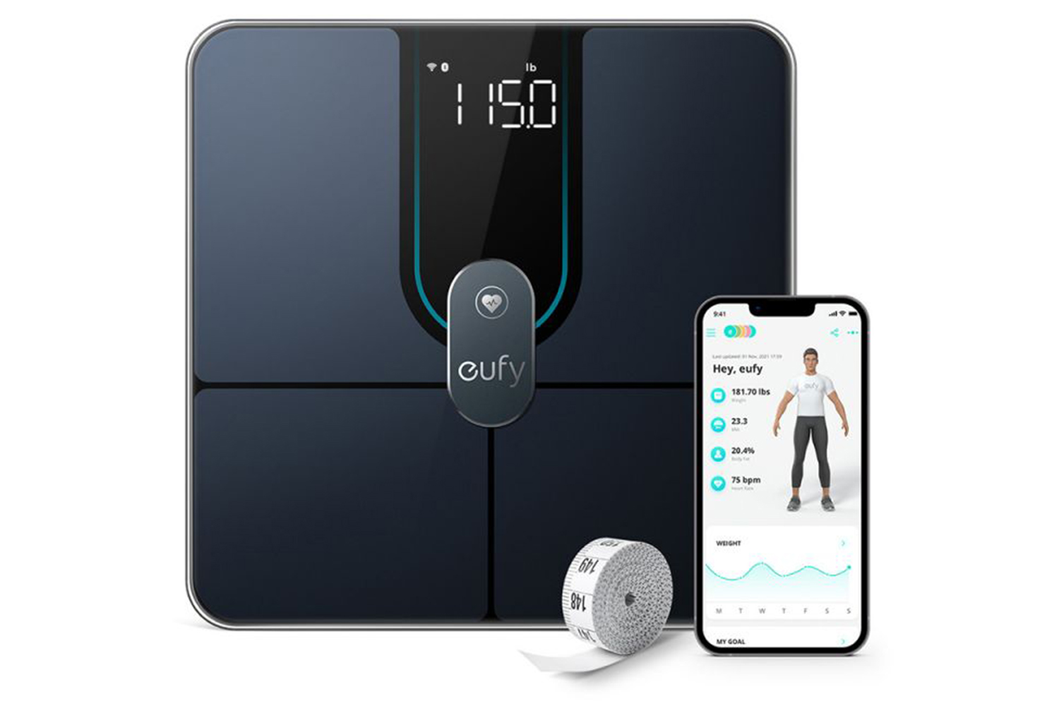 Eufy Smart Scale P2 Pro | Black