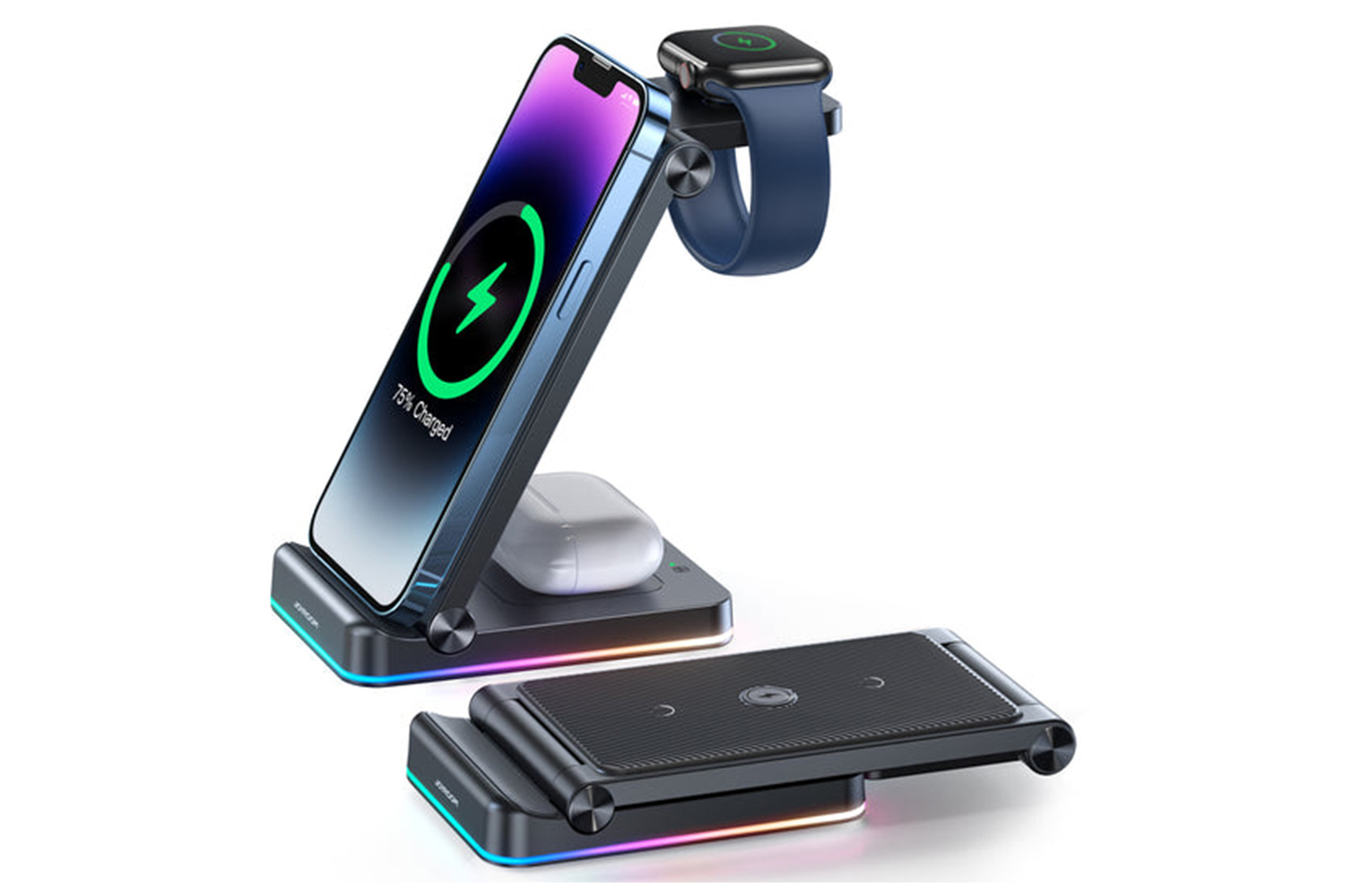 Joyroom 3 in 1 Foldable Wireless Magnetic Charging Station Ireland