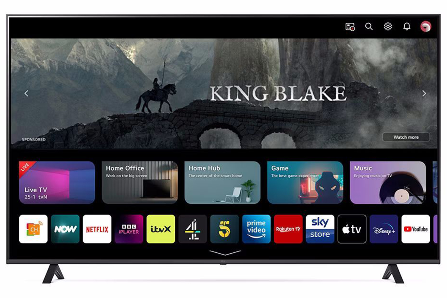 LG 75" UR78 UHD 4K Smart TV Ireland