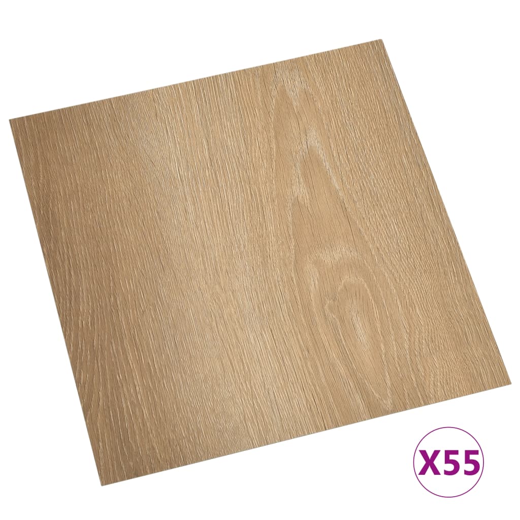 VidaXL  Self-adhesive Flooring Planks 55 Pcs Pvc 5.11 M² Brown