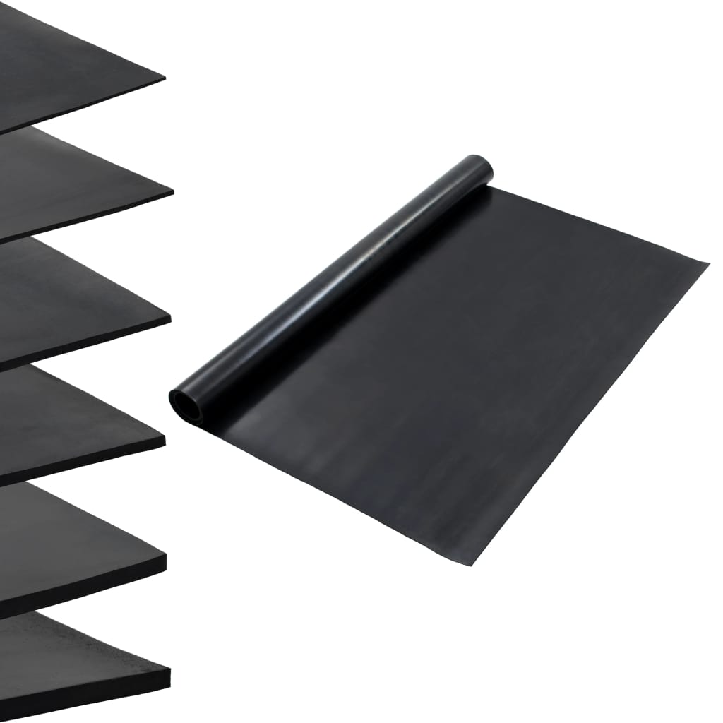 vidaXL 143957 Floor Mat Anti-slip Rubber 1.2x2 M 2mm Smooth
