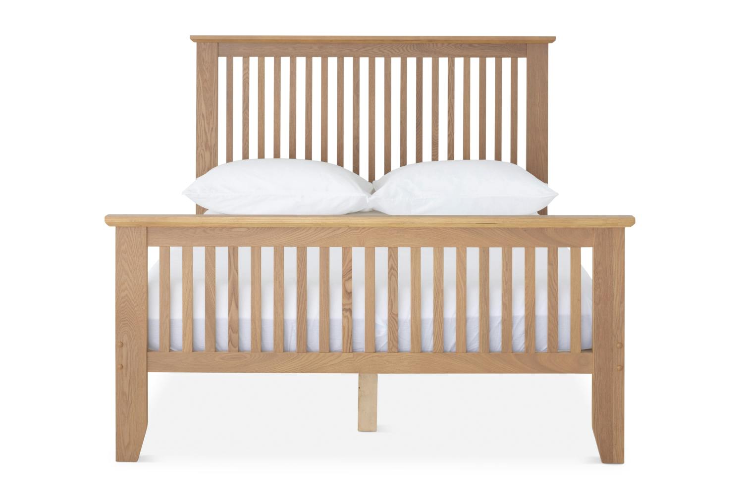 Wren Bed Frame | Double | 4ft6 | High Footboard | Colour Options