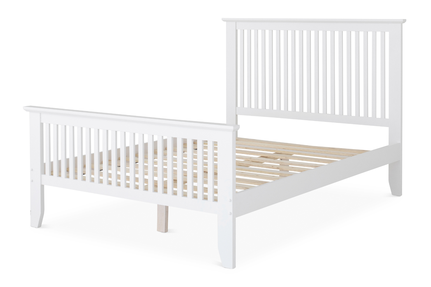 Wren Bed Frame Double 4ft6 High Footboard Colour Options Ireland