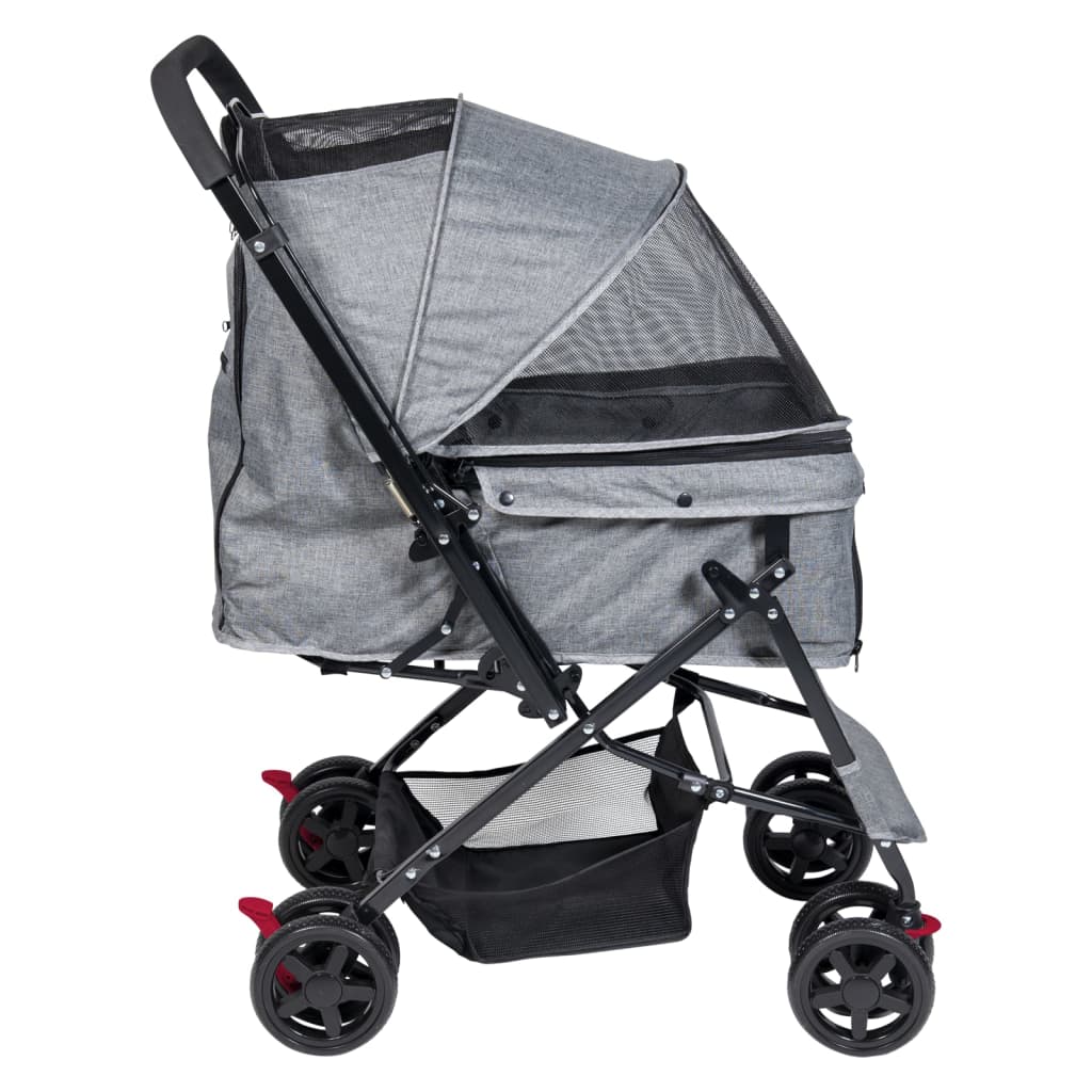 Animal Boulevard 444215 Pet Buggy Travel S 77x52x95 Cm Grey