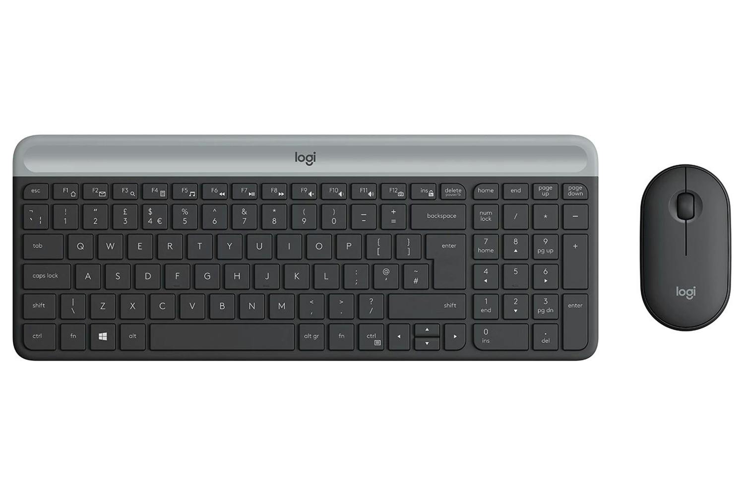 Logitech Wireless Desktop MK470 Slim Combo Keyboard & Mouse