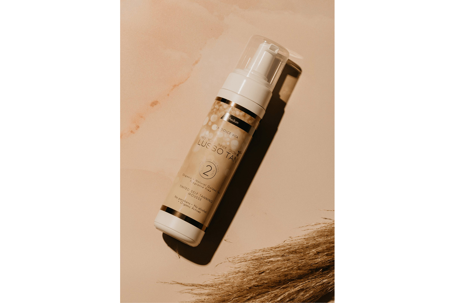 Lusso Tan LTMTM200 Tinted Self Tanning Mousse | Medium | 200ml