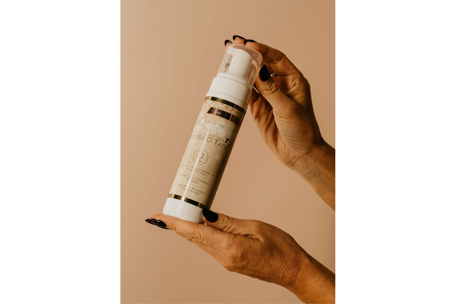 Lusso Tan LTDTM200 Tinted Self Tanning Mousse | Dark | 200ml