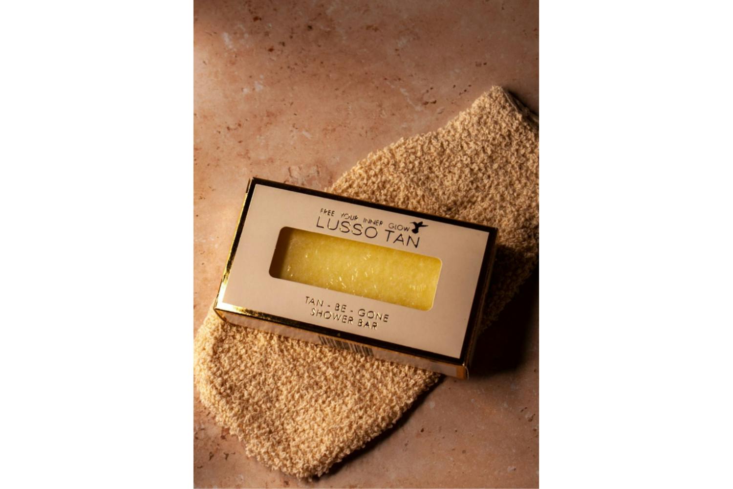 Lusso Tan LTOFLSB Tan-Be-Gone Original Fresh Lemon Shower Bar